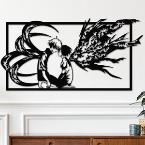 Anime Metal Wall Art Anime Wall Decor