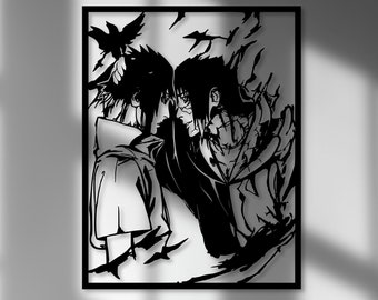 Anime Metal Wall Art Anime Wall Decor