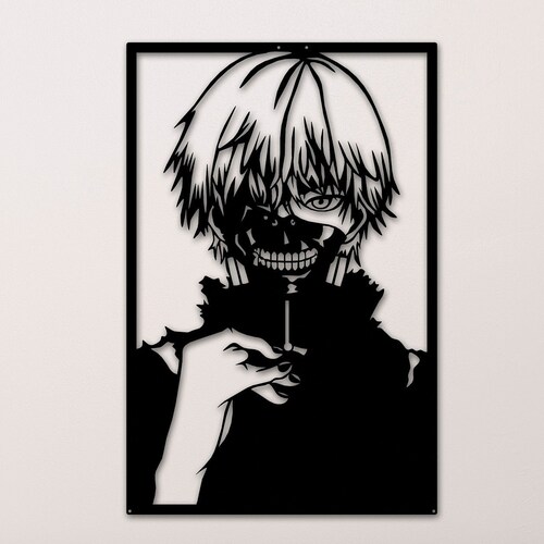 Anime Metal Wall Art Anime Wall Decor Etsy