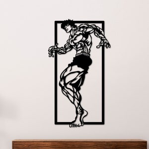 Anime Metal Wall Art Anime Wall Decor