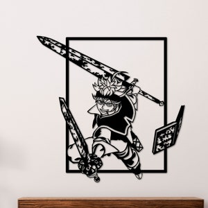 Anime Metal Wall Art Anime Wall Decor