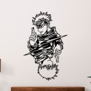 Anime Metal Wall Art Anime Wall Decor