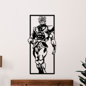 Anime Metal Wall Art Anime Wall Decor