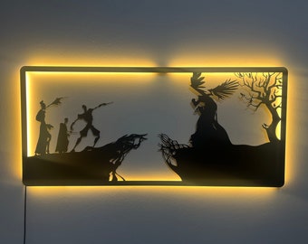 Anime Metal Wall Art Anime Wall Decor