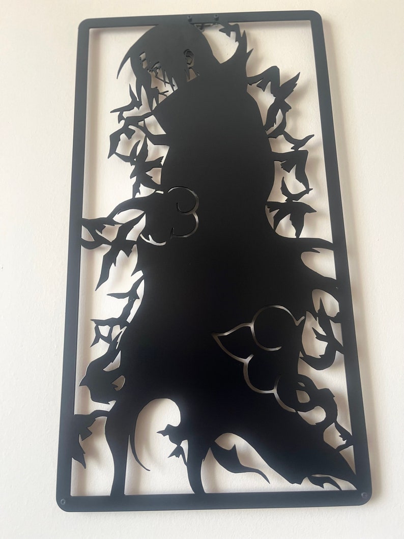 Anime Metal Wall Art Anime Wall Decor Etsy