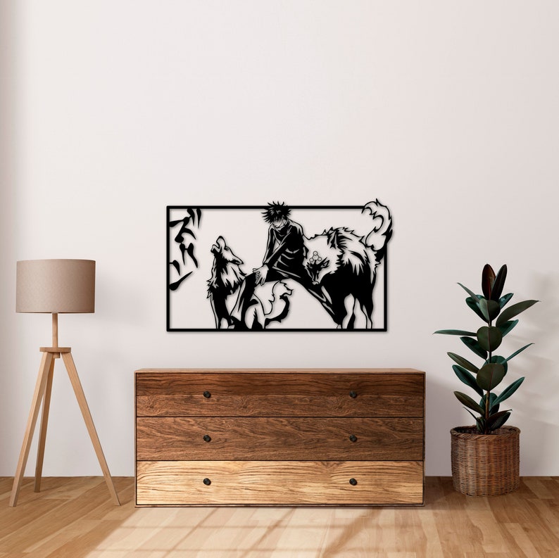 Anime Metal Wall Art Anime Wall Decor Etsy