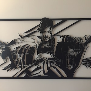 Jinx | Lol Wall Art | Game Room Decor