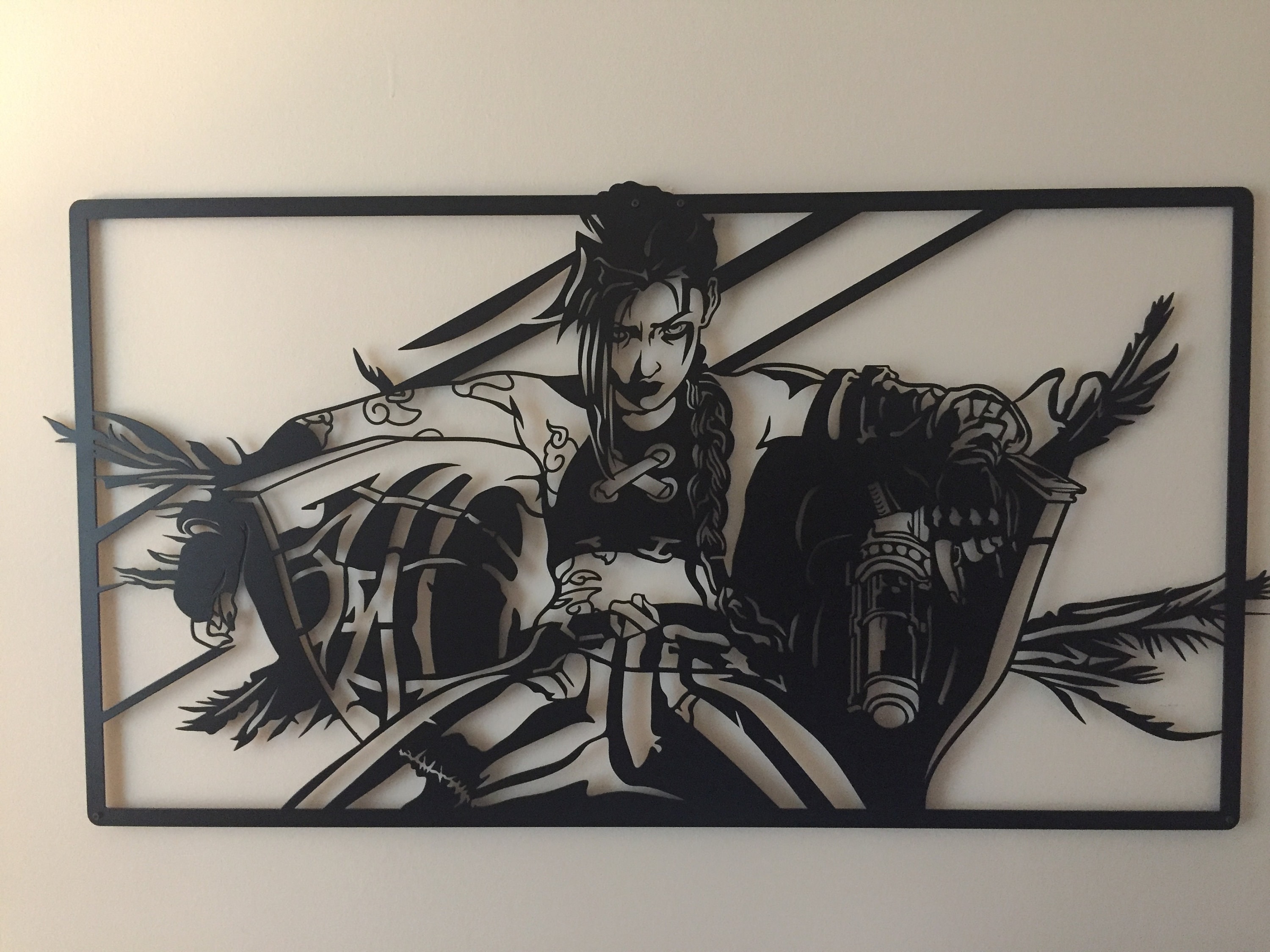 Jinx | Lol Wall Art | Game Room Decor