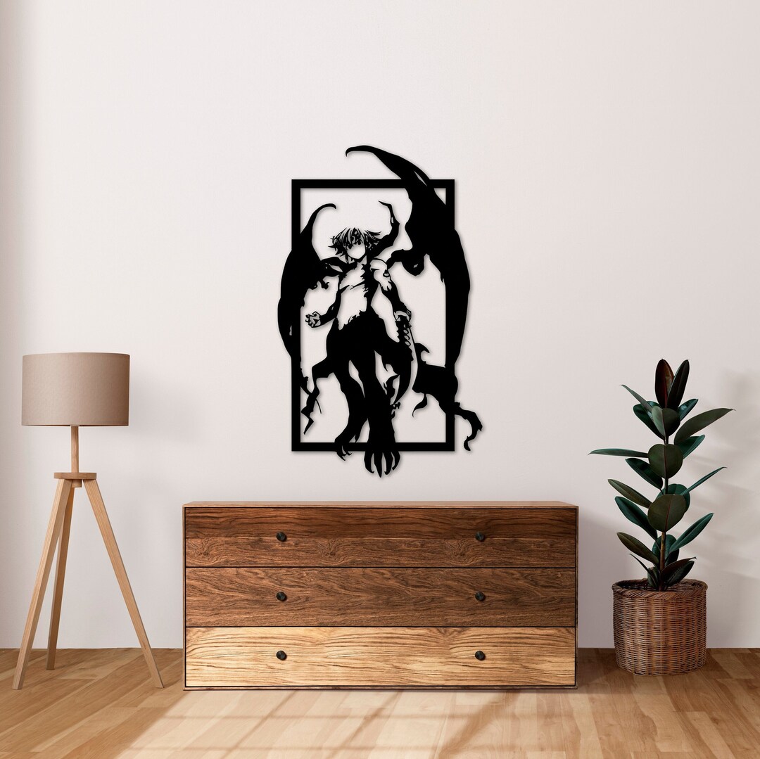 Anime Metal Wall Art Anime Wall Decor - Etsy