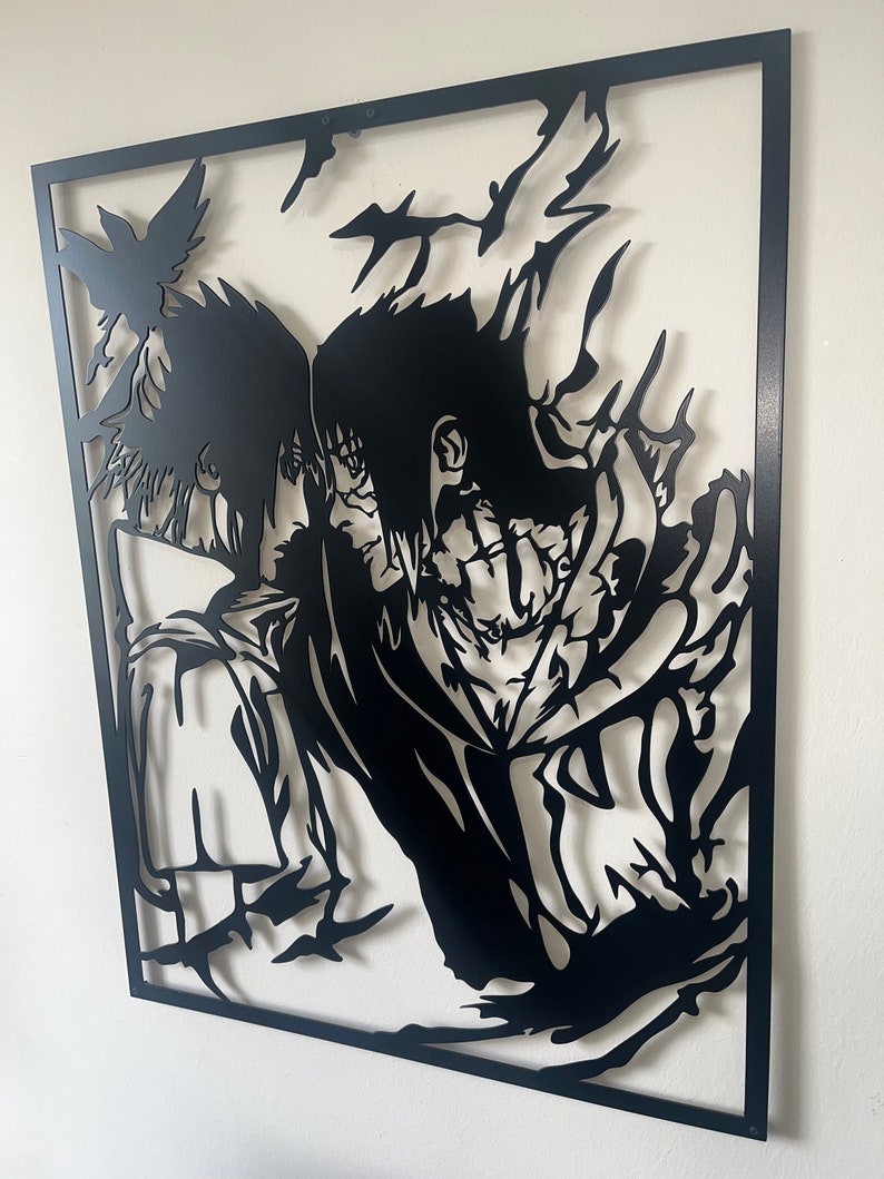Anime Metal Wall Art Anime Wall Decor Etsy