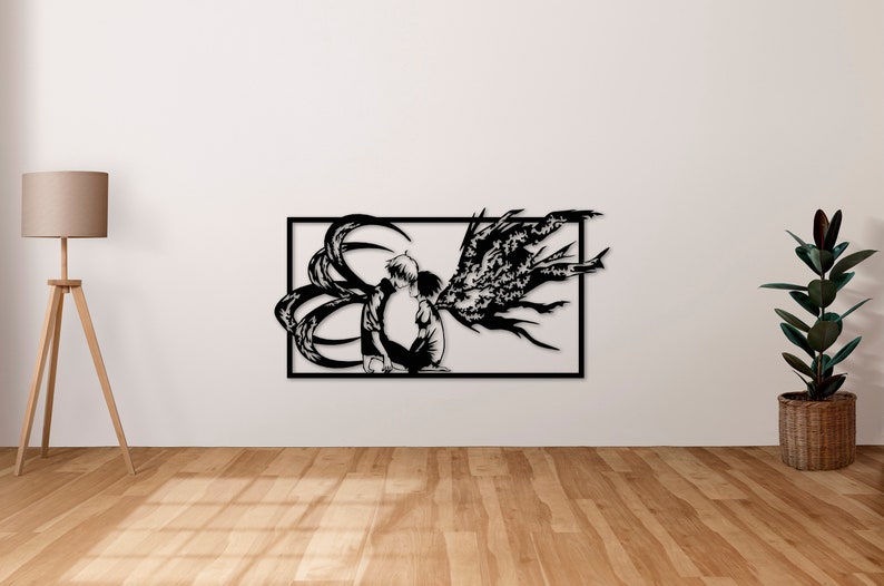 Anime Metal Wall Art Anime Wall Decor Etsy