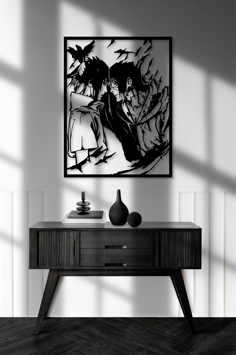 Anime Metal Wall Art Anime Wall Decor Etsy