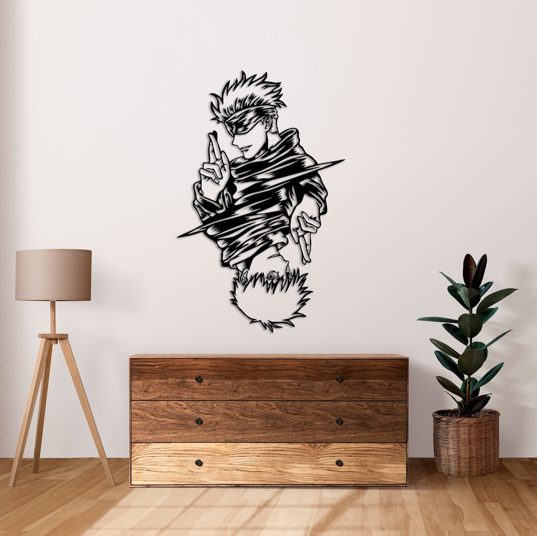 Anime Metal Wall Art Anime Wall Decor - Etsy