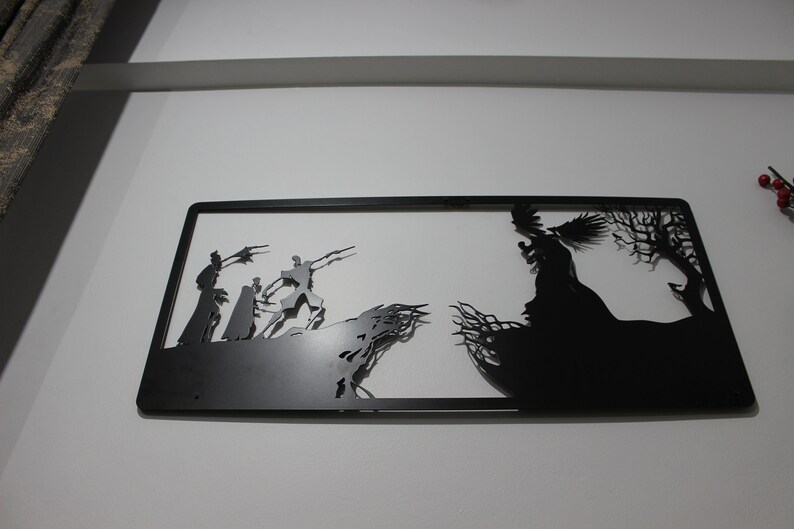 Anime Metal Wall Art Anime Wall Decor Etsy