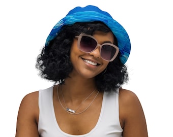 Reversible Bucket Hat: Breathable Polyester, Linen Feel