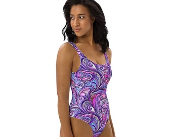 One-Piece Swimsuit, Make a Statement in Our Bold and Flattering One-Piece Swimsuit, Women's Bathing Suit, Vacation Swimsuit, Beachwear