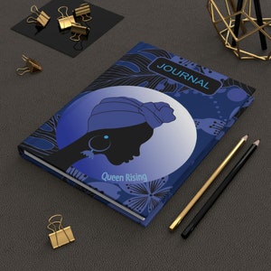 Queen Rising Journal: Melanin Girl Art, Black History Month