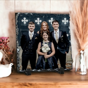 Personalized Photo Rock Slate: Custom Square Keepsake Gift - Etsy UK