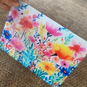 Wildflower Glass Worktop saver
