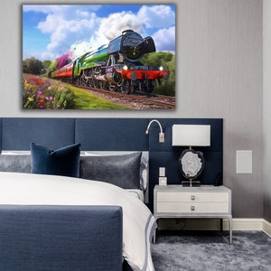 Flying Scotsman Canvas Wall Art Print