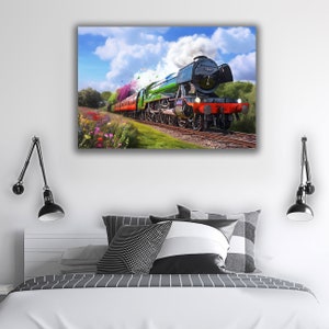 Flying Scotsman Canvas Art Print