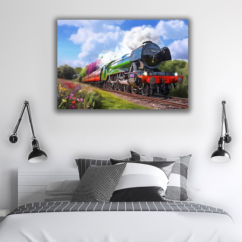 Flying Scotsman Canvas Art Print