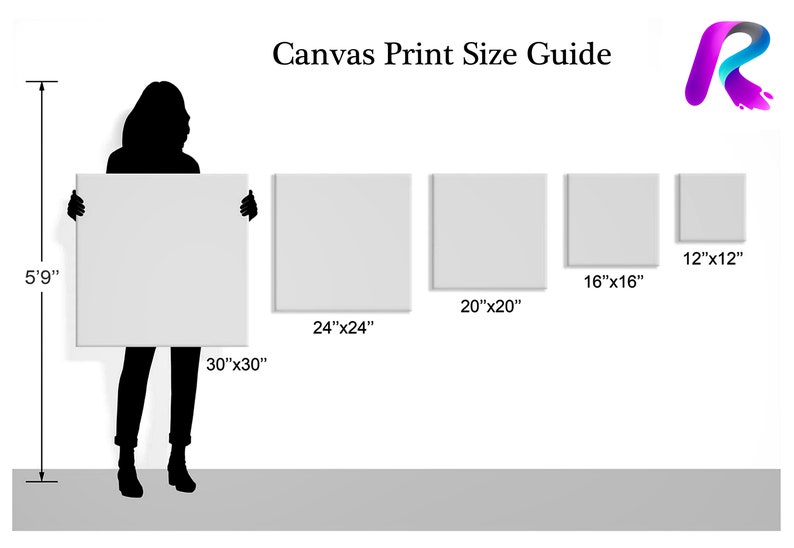 Canvas Sizing Guide for canvas art prints