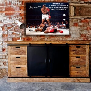 Ali vs Liston on canvas