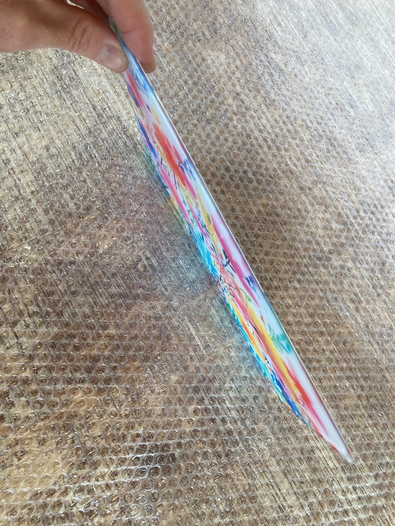 Wildflower Glass Chopping Board Worktop saver
