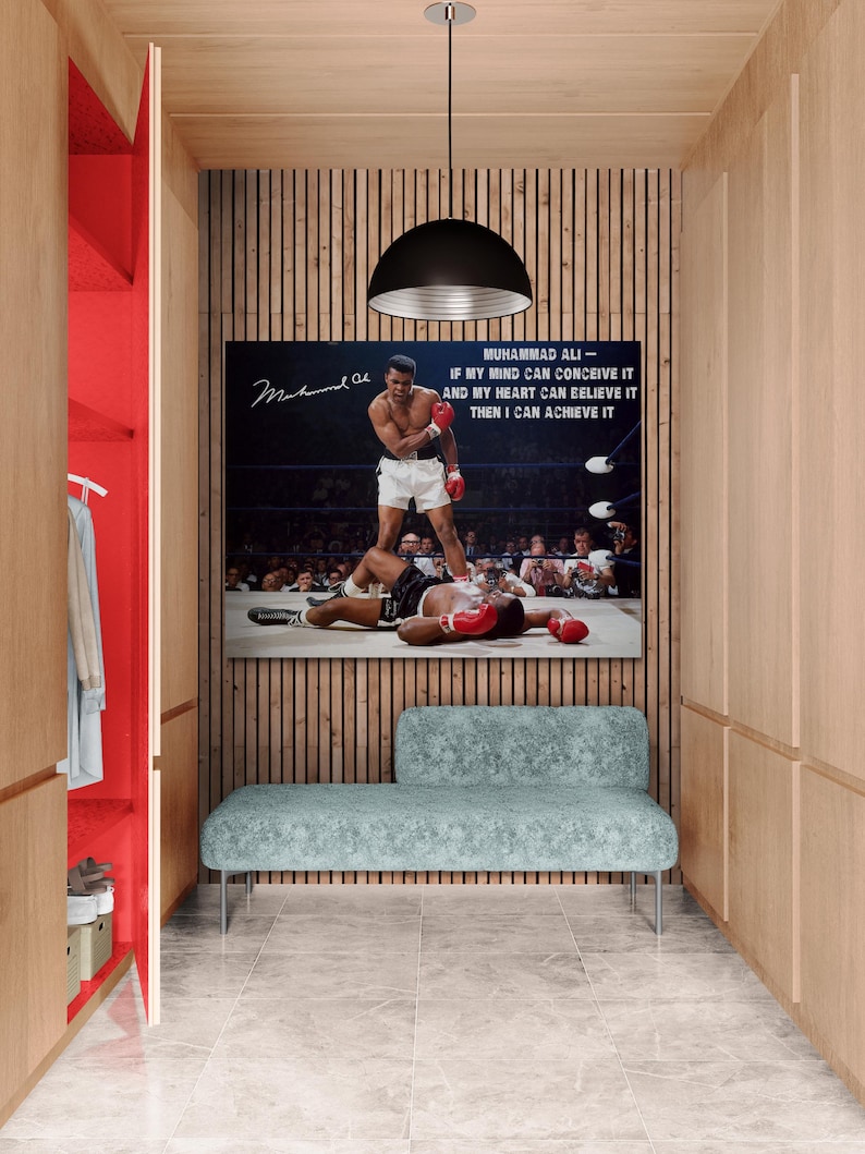 Muhammad Ali vs Sonny Liston Canvas Print
