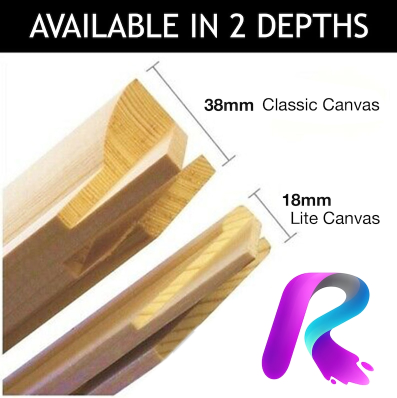 Canvas Gallery and Lite Bars for use in making canvas prints by Canvasrus