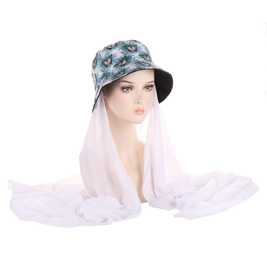 style bucket hat hijab
