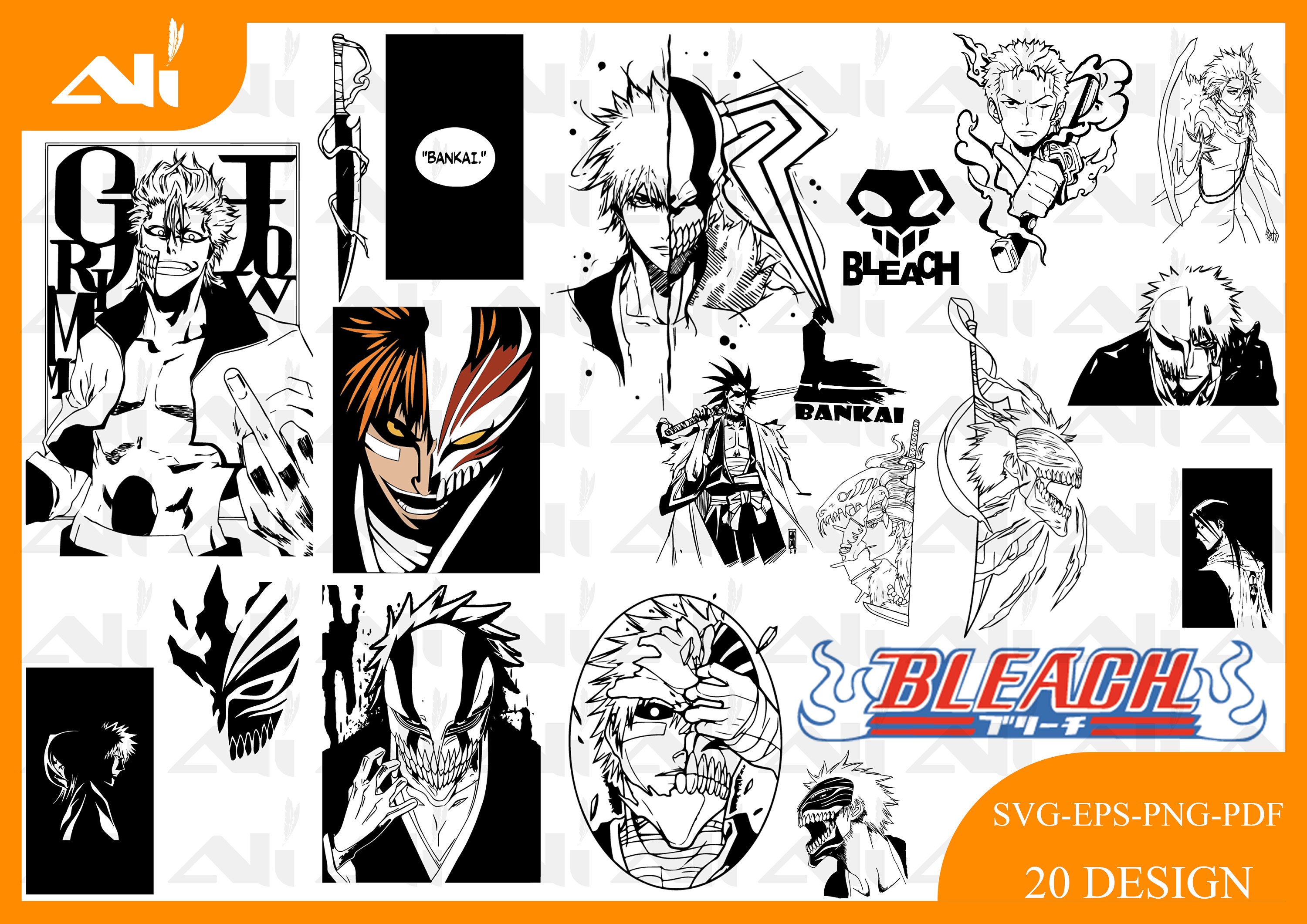 Bleach Anime Shirt - Etsy Bleach Anime Shirt - Etsy