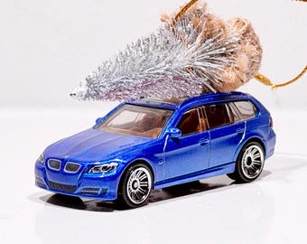 Matchbox BMW 3er Touring Modellauto, 1:64 Maßstab, Blau - European Streets Collection, Für Sammler Und Kinder Ab 3 Jahren