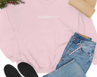 livres>>> pull | sweat-shirt unisexe pour hommes et femmes | pull livresque | Produits dérivés du livre | marchandise minimale | Produits dérivés pour les lecteurs