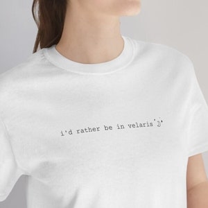 i'd rather be in velaris | unisex men's and women's t-shirt | a court of thornes and roses | merch for acotar fans | book fan merch minimal