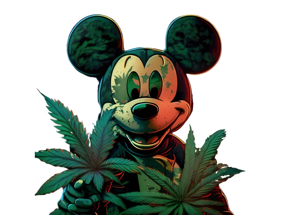 Disney Characters Smoking Weed