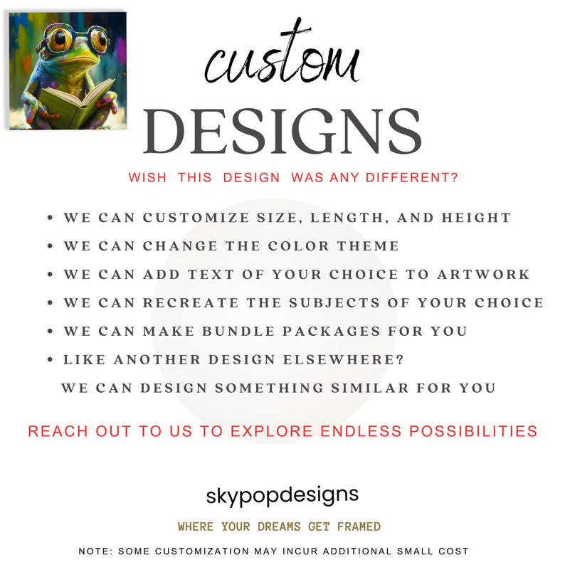 Frog Art, Poster or Canvas, Whimsical Pop Art Decor, Living Room Childrens Room Office Wall Art, Multicolor Green Blue Yellow immagine 11