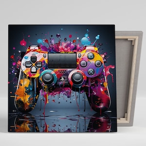 Bella Rosa Home Gamer Room Decor - Gaming Accessories for Game Room - Rage  Quit Gifts Video Wall Art - Teen Boy Gifts for Boyfriend in 2023