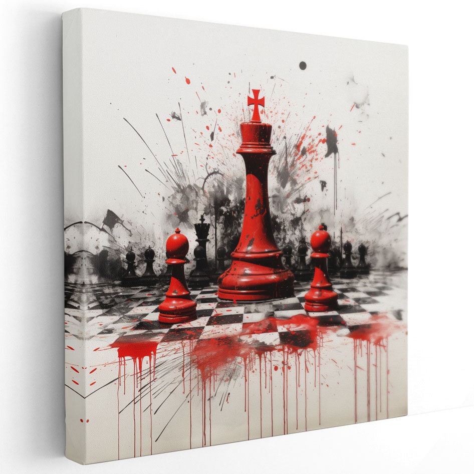 Famous Chess Game Poster or Canvas Wall Art Chess Lover 