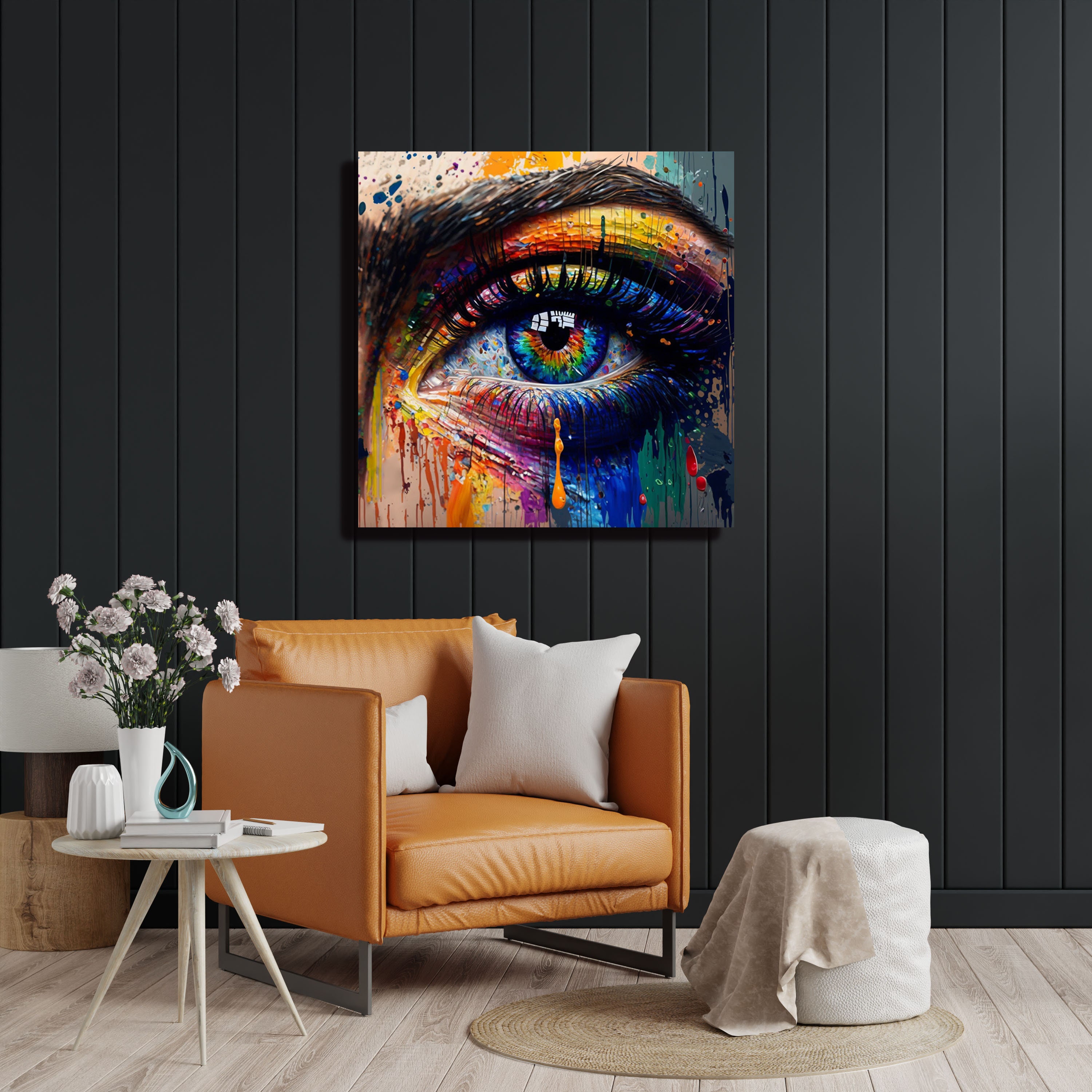 Abstract Eye Wall Decor, Canvas or Poster, Eye Art, Abstract Art, Abstract  Eye Wall Art , Eye Wall Hanging, Abstract Eye Art 