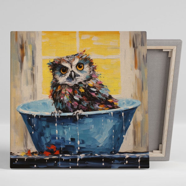 Owl Bathroom Decor Etsy