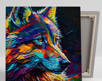 Wolf Wall Decor, Canvas Or Poster, Wolf Home Decor, Wolf-Themed Wall Art, Wolf Canvas Art, Wolf Canvas Print, Wolf Art For Wall