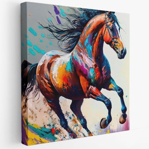 Beautiful Horse Art, Canvas or Poster , Perfect Wall Art for Your ...