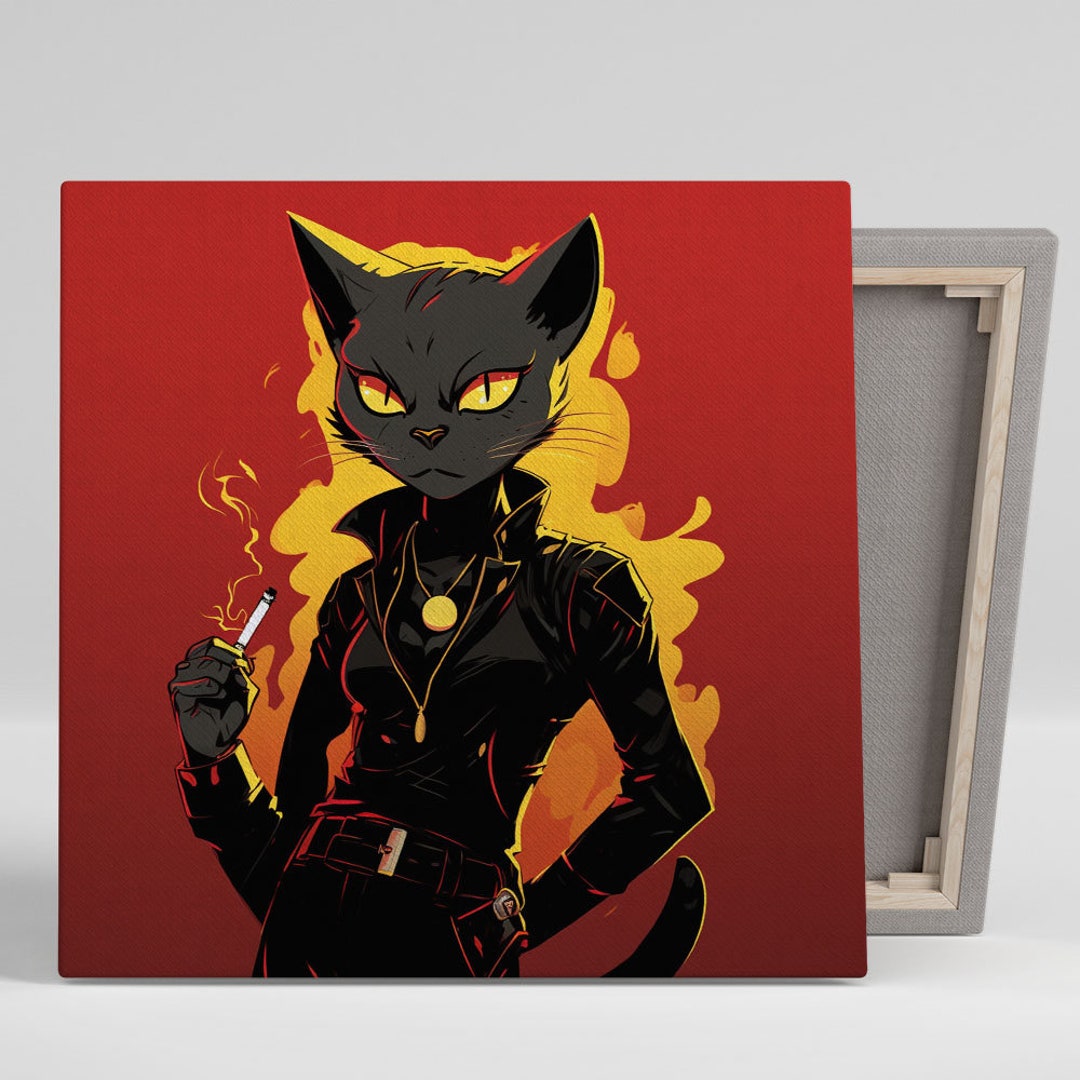 Cat Wall Art Canvas Or Poster Cat Wall Decor Feline Wall Art Cat cat-wall-art-canvas-or-poster-cat-wall-decor-feline-wall-art-cat