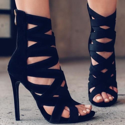 Open Heel Shoes - Etsy