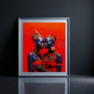 Digital Download | Wall Art | Black Art | Printable Wall Art | Home Art | Printable Art | Wall Decor | African Art | Home Decor