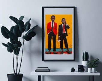 Digital Download | Wall Art | Rude Boi | Black Art | Printable Wall Art | Home Art | Printable Art for Kids | Wall Decor |