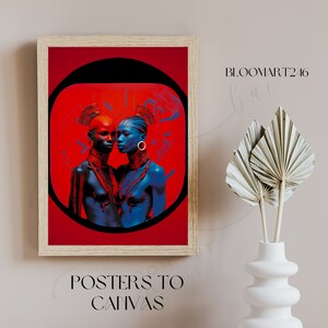 Digital Download | Wall Art | Black Art | Printable Wall Art | Home Art | Printable Art | Wall Decor | African Art | Home Decor