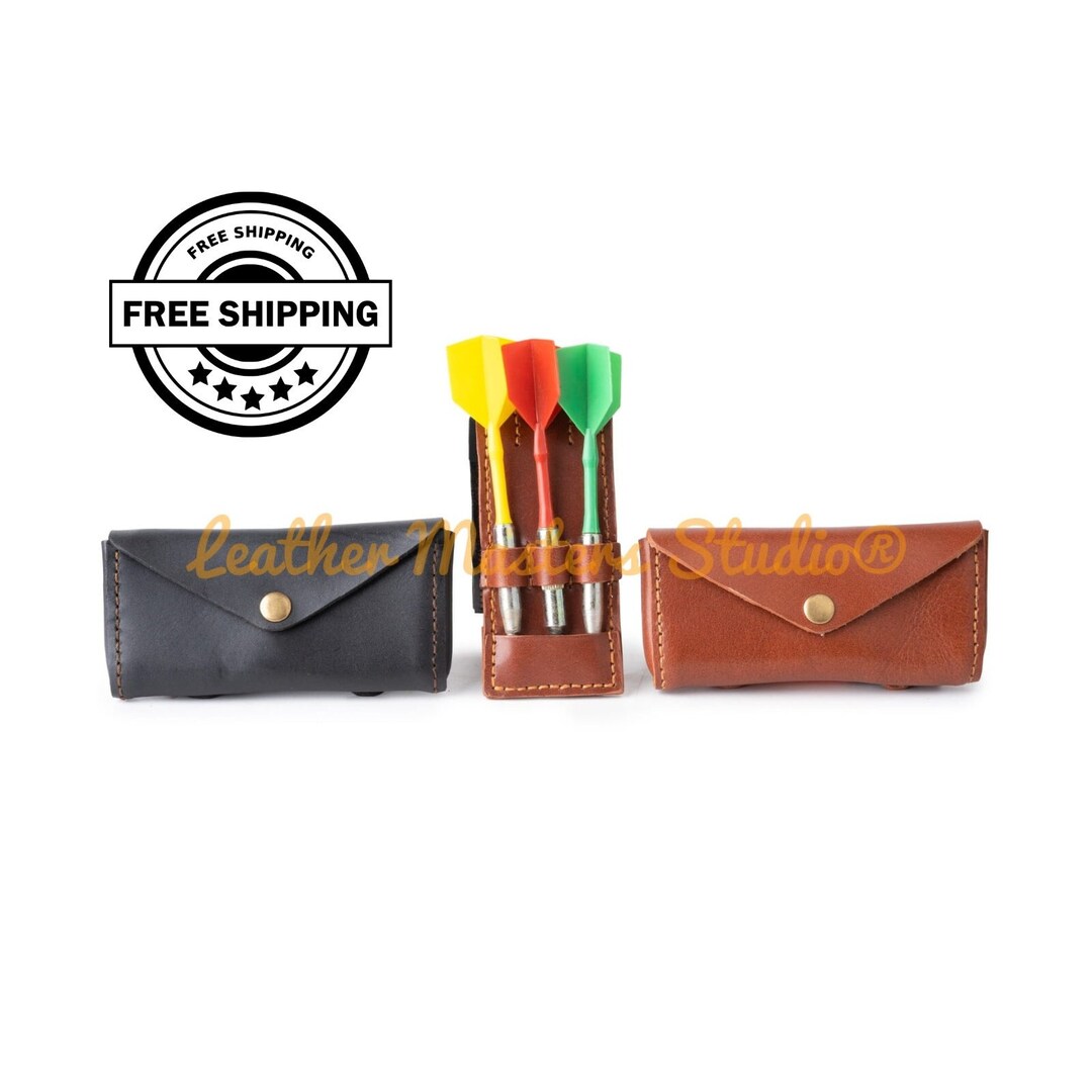 100 Handmade Leather Dart Case Leather Belt Dart Wallet for Etsy